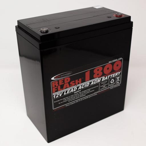 Red Flash Battery 1800 12V 60Ah Lead Acid