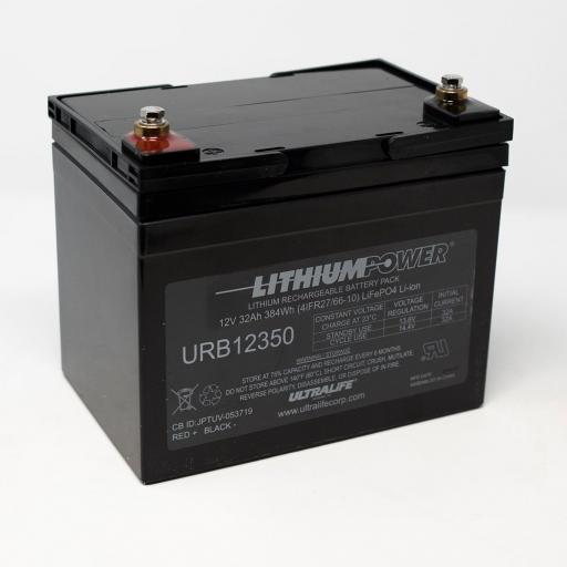 Ultralife Lithium Deep Cycle battery URB12350 12V 32Ah