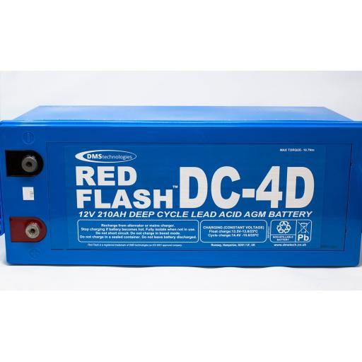Red Flash Battery DC-4D Deep Cycle 12V 210Ah