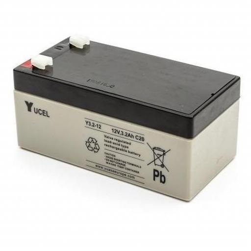 YUCEL 3.2-12 Yuasa Lead-Acid Battery 12V 3.2Ah