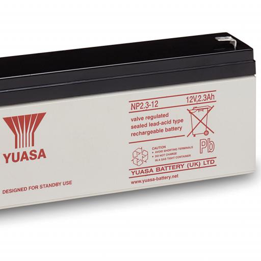 NP2.3-12 Yuasa Lead-Acid Battery 12V 2.3Ah
