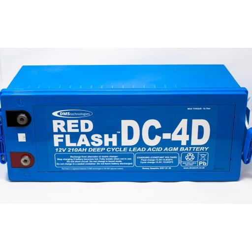 Red Flash Battery DC-4D Deep Cycle 12V 210Ah