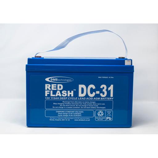 Red Flash Battery DC-31 Deep Cycle 12V 115Ah