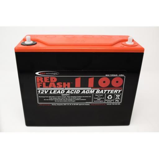 Red Flash Battery 1100 12V 43Ah Lead Acid