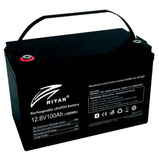 Ritar 12.8V 100Ah Lithium Battery