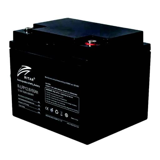Ritar 12.8V 50Ah Lithium Battery
